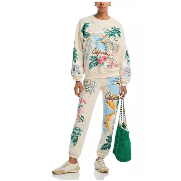 MOTHERThe Drop Square Sweatshirt Exclusive California Coast Small NWT - Picture 4 of 4